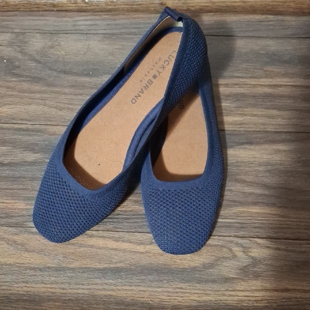 Lucky Brand Navy Blue Flats